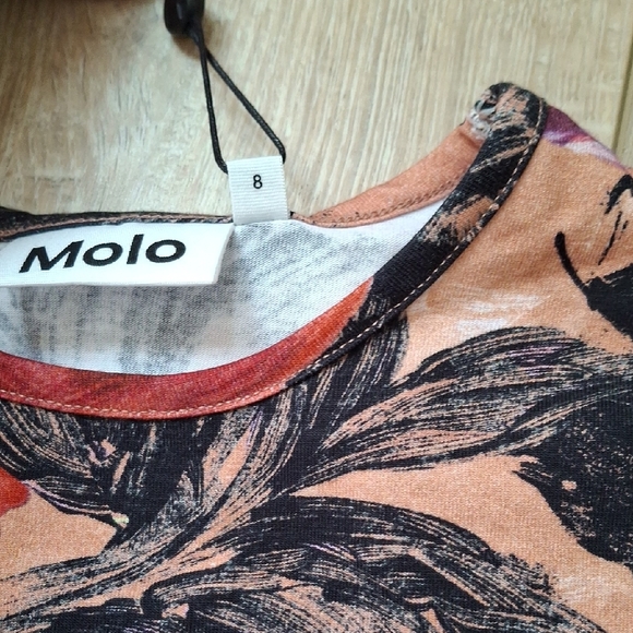 Molo Floral Long Sleeve Top and Leggings Set Size 8 - Picture 3 of 8